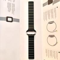 Cinturino pelle Apple Watch originale BLU 46mm