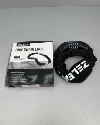 Catena Antifurto Bici 90 cm Combinazione 5 Cifre