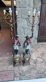 Set 2 Lampade Con Moro Veneziano