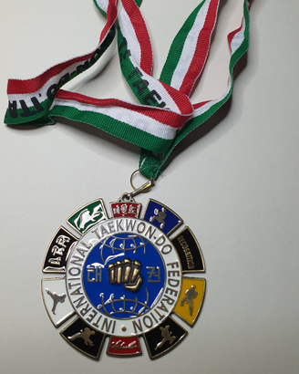 Placca/medaglia in bronzo attivita agonistica