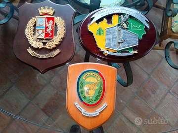 Targhe -Crest -Stemmi forze dell'ordine italiani