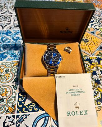 Rolex submariner acciao oro 16613