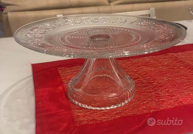 Alzatina in vetro decorato