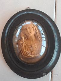 Medaglione devozionale in altorilievo del XIX sec
