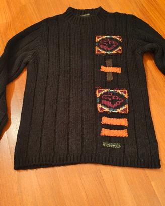 Maglione Shooters nero con dettagli decorativi