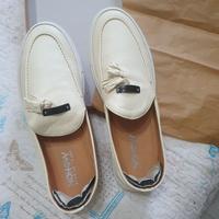 Slip-On in pelle color crema NOHOWStyle M. di Vaio