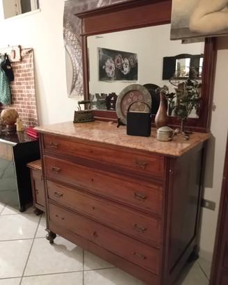 Camera completa antica in mogano  inizio 900