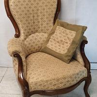 Poltrona Francese in Mogano – Seconda metà XIX sec