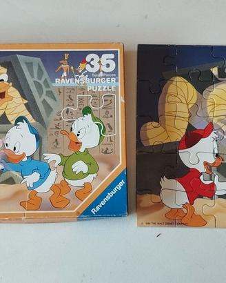 RARO Puzzle Vintage DuckTales Disney 1988 - Ravens