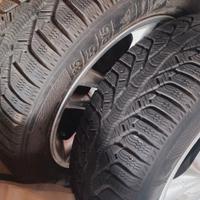 pneumatici su cerchi in lega in buone condizioni