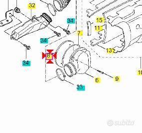 Filtro aria raffredamento cinghia Yamaha X Max 125
