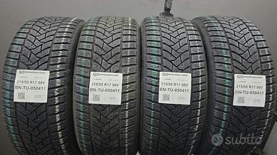 4 Pneumatici 215/55 R17 Dunlop Winter Sport 5