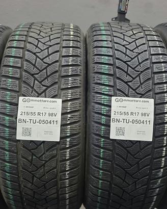 4 Pneumatici 215/55 R17 Dunlop Winter Sport 5
