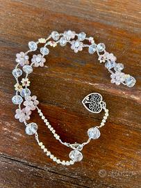 Collana artigianale - Cuore d'argento