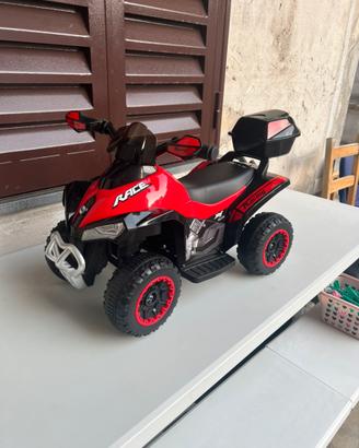 Quad RACE Elettrico per bambini Rosso 6V
