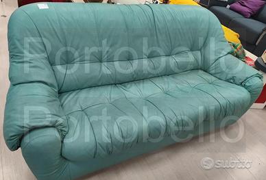 Codice: 8946 DIVANO N.3 POSTI STILE VINTAGE IN PE