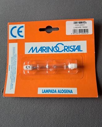 coppia lampada alogena lineare 78 mm