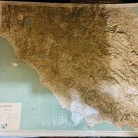 Mappa cartografica Lazio