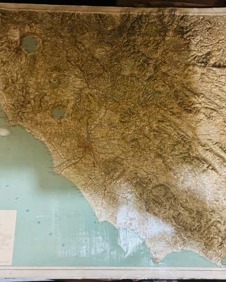 Mappa cartografica Lazio