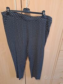 n.1 paio di pantaloni leggeri a pois taglia  XL 