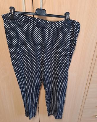 n.1 paio di pantaloni leggeri a pois taglia  XL 