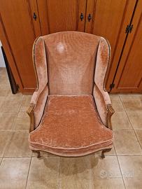 Poltrona vintage in legno