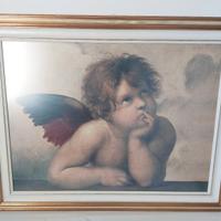 Quadro dipinto a mano Angelo di Raffaello