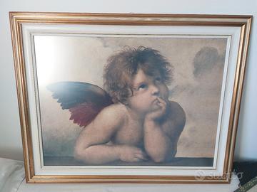 Quadro dipinto a mano Angelo di Raffaello