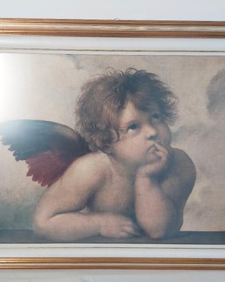 Quadro dipinto a mano Angelo di Raffaello