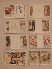 varie serie di figurine Liebig e Lavazza