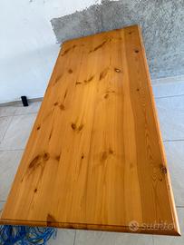 Tavolo e panche (contenitore) legno pesante