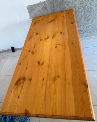 Tavolo e panche (contenitore) legno pesante