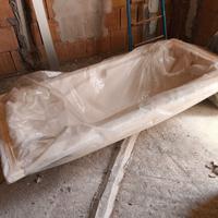 Vasca da bagno vetroresina nuova 170x80