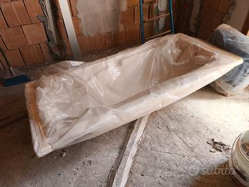 Vasca da bagno vetroresina nuova 170x80