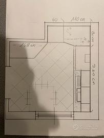 Cucina laccata bianca