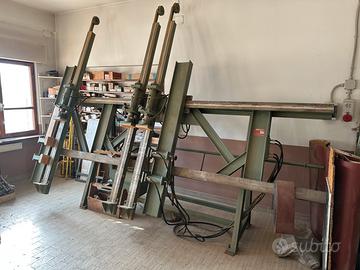 Strettoio oleodinamico da falegname