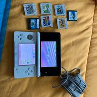 Nintendo 3ds con Sim da 2 giga, caricatore, giochi