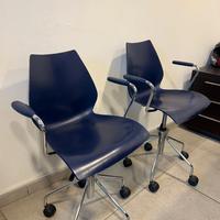 Sedie da Ufficio Girevoli Kartell Maui - Design