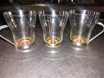 3 pezzi tazza bicchiere Lipton ice tea tisana