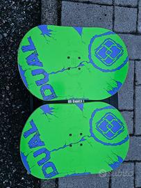 Dual edge snowboard