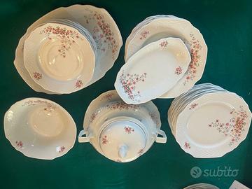 Servizio Piatti 41 Pezzi Porcellana Baviera Bareut