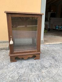 Vetrina in legno massello