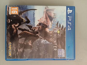 Monster Hunter world PS4