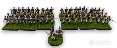 2 Battaglioni Fanteria Napoleonica Francese 25mm -