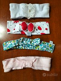 Set fasce capelli neonata 
