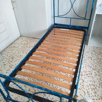 struttura  ferro battuto letto singolo