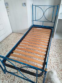 struttura  ferro battuto letto singolo