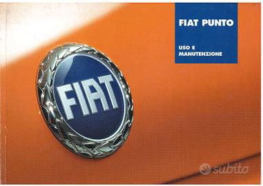 LIBRETTO USO E MANUTENZIONE ORIGINALE FIAT PUNTO