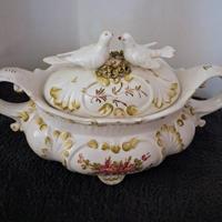 Centrotavola ceramica di Bassano vintage