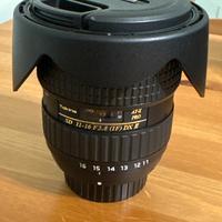 Obiettivo Tokina 11-16 grandangolo Attacco NIkon